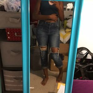 🚨SOLD🚨 High Waisted Boyfriend Jeans